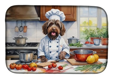 Caroline's Treasures Wirehaired Pointing Griffon The Chef Dish Drying Mat