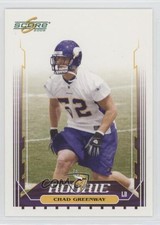 2006 Score Rookie Chad Greenway (Training Camp Jersey) #332 0i6