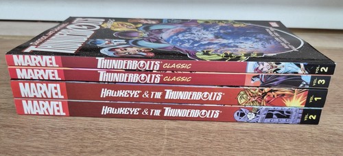 THUNDERBOLTS CLASSIC 2 3 & HAWKEYE 1 2 SET RUN LOT OF 4 TPB TRADE PAPERBACK TP - Picture 3 of 3