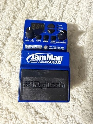 Digitech Jamman Solo XT Stereo Looper Phrase Sampler Loop Guitar Effect Pedal