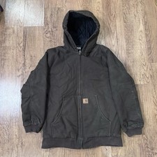Carhartt Youth Brown Jacket RN13706 XL 18/20 Vintage Y2K Distressed