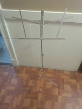 Hamilton No 400-N Folding Chrome Music Stand Made In U.S.A