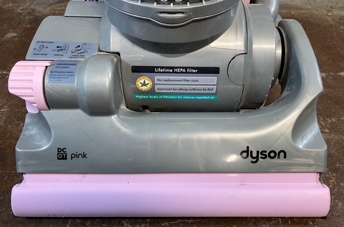 Dyson DC07 Pink Upright Vacuum Cleaner ~ Tested And Working | eBay