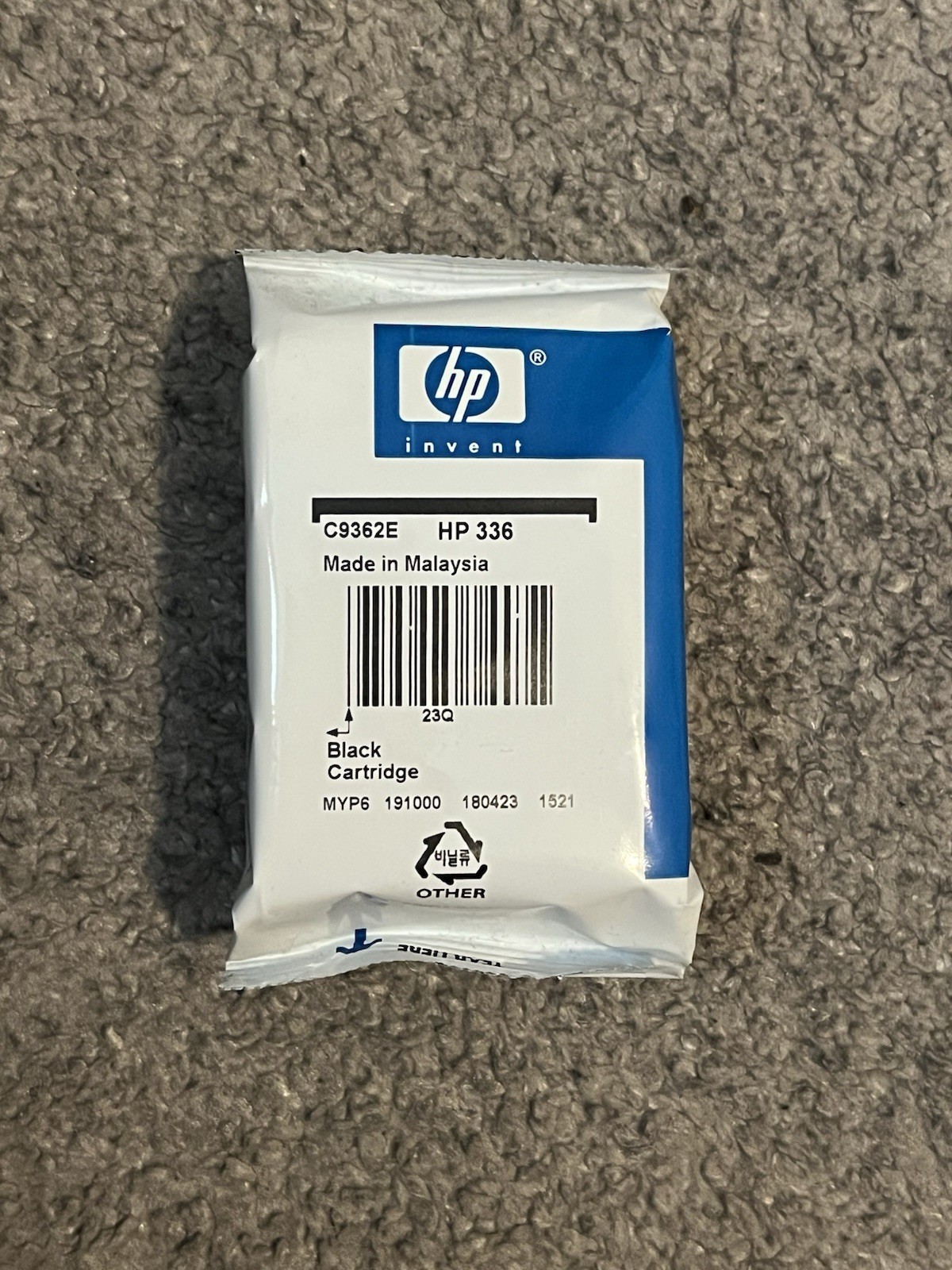 HP 338 Genuine Black Ink Cartridge C8765EE