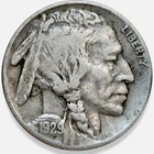 1929-S Buffalo Nickel 5c Very Fine F+ * Original Surfaces * 1929S #3