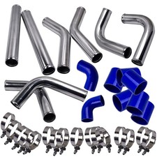 kit intercooler universel 2.5" 64mm Intercooler Turbo Piping Pipe Hose Kit