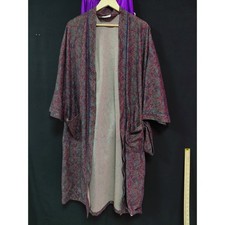 Bill Blass Menswear Paisley Kimono Robe Made in USA One Size