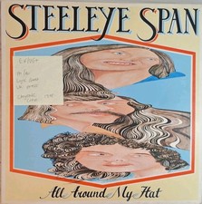 Steeleye Span All Around My Hat Vinyl Record LP EX/VG+ CHR 1091 1975
