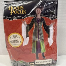 NEW Disney Hocus Pocus Winfred Sanderson Youth XL 14-16 Costume 356 1 Pc Dress