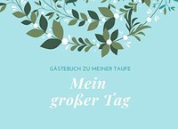 GäStebuch Taufe 32 Seiten Mit Taufspruch, Erinnerungsbuch, Taufgeschenk