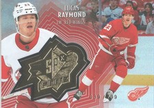 2021-22 Upper Deck Hockey Card SPx Finite Radiance #SF18 Lucas Raymond 639/799