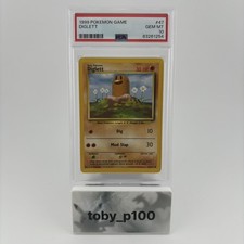 Pokemon Diglett 47/102 Base Set 47 Unilmited TCG #47 1999 - PSA 10
