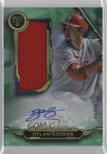 2019 Triple Threads Single Jumbo Relics Emerald 41/50 Dylan Cozens Auto s1i