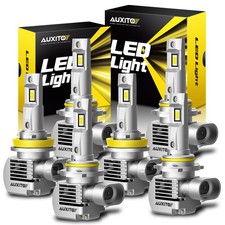 9005+9006+H8 Combo LED Headlight Bulbs Kit Beam High/Low Super Bright White