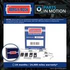 Hand Brake Shoe Fitting Kit fits NISSAN QASHQAI J10 Rear 06 to 13 B&B Quality