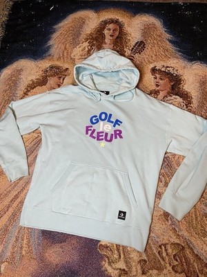 Golf Le Fleur X Converse Light blue Hoodie Size Large Retail $100