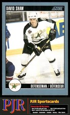 David Shaw 1992-93 Score Canadian #183 Minnesota North Stars