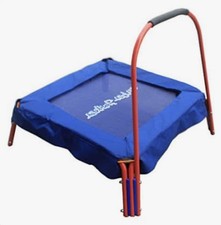 Super Jumper Junior Mini Trampoline Blue Easy Assemble, Indoor Exercise Kids 38  