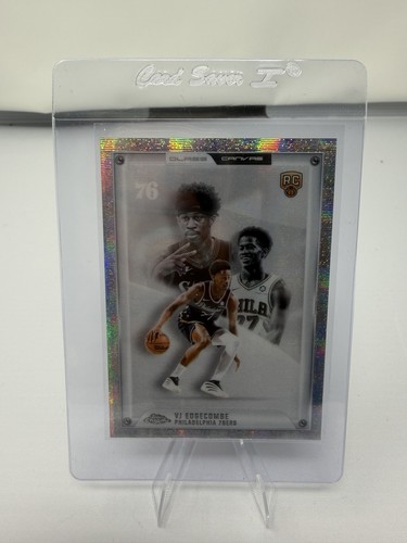 VJ Edgecombe #GC-22 2025 Topps Chrome Update Glass Canvas card