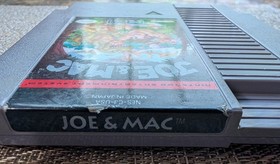 Joe & Mac - Nintendo NES - Loose Game Cartridge Only - Data East Cart Dinosaur