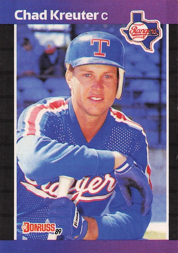 1989 Donruss #579b Chad Kreuter