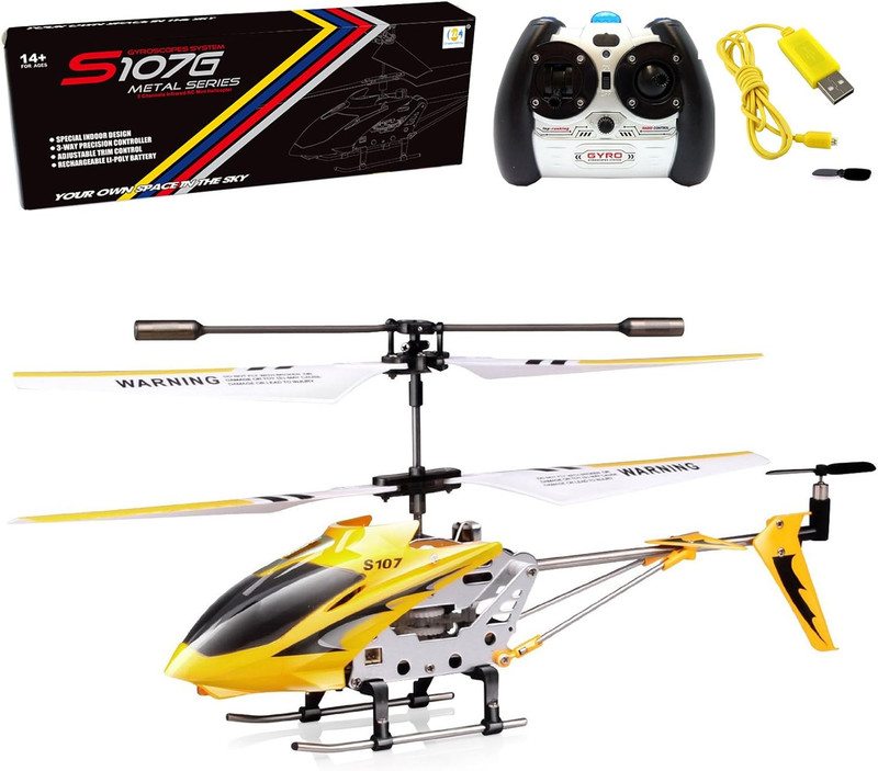 Syma S107G RC Helicopter 3.5CH Mini Metal Remote Control Helicopter Kid Toy GIFT