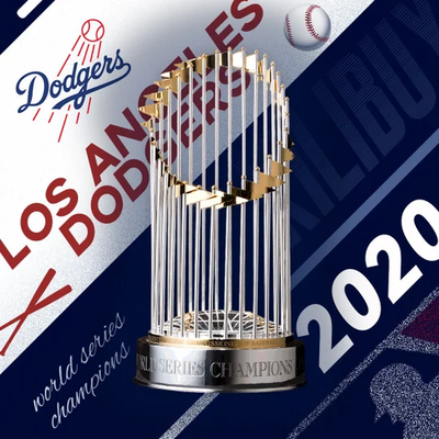 11.8'' Los Angeles Dodgers World Series Championship Trophy