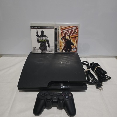 Sony PlayStation 3 Slim 160GB CECH-3001A Console Bundle PS3 Tested-Working