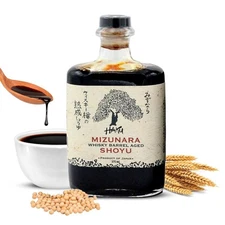 HAKU Mizunara Whiskey Barrel Aged Shoyu Soy Sauce (375 ml)