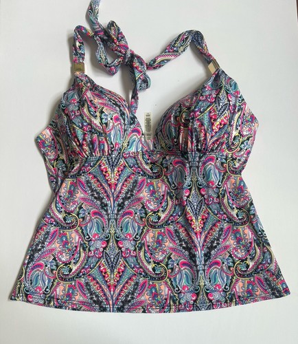 Ensemble débardeur haut bas Victorias Secret The Forever Paisley Halter maillot de bain L - Photo 3/14