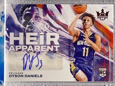 Dyson Danies Auto /99 2022-23 Panini Court Kings Basketball Heir Apparent