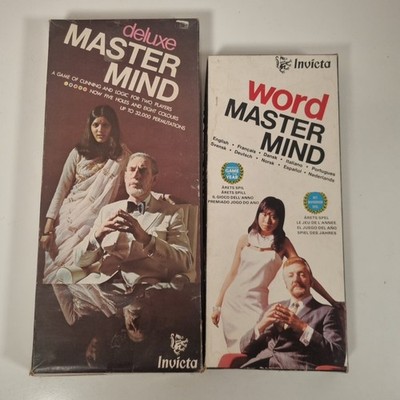 Invicta Master Mind + Word Master Mind Vintage 70er Jahre Spiele 100% Komplett