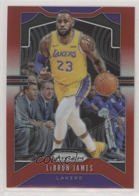 2019-20 Panini Prizm Red Prizm 14/299 LeBron James #129 0c3