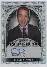 2024 Leaf Metal Pop Century Silver Kaleidoscope 10/15 Jeremy Piven Auto 5m1