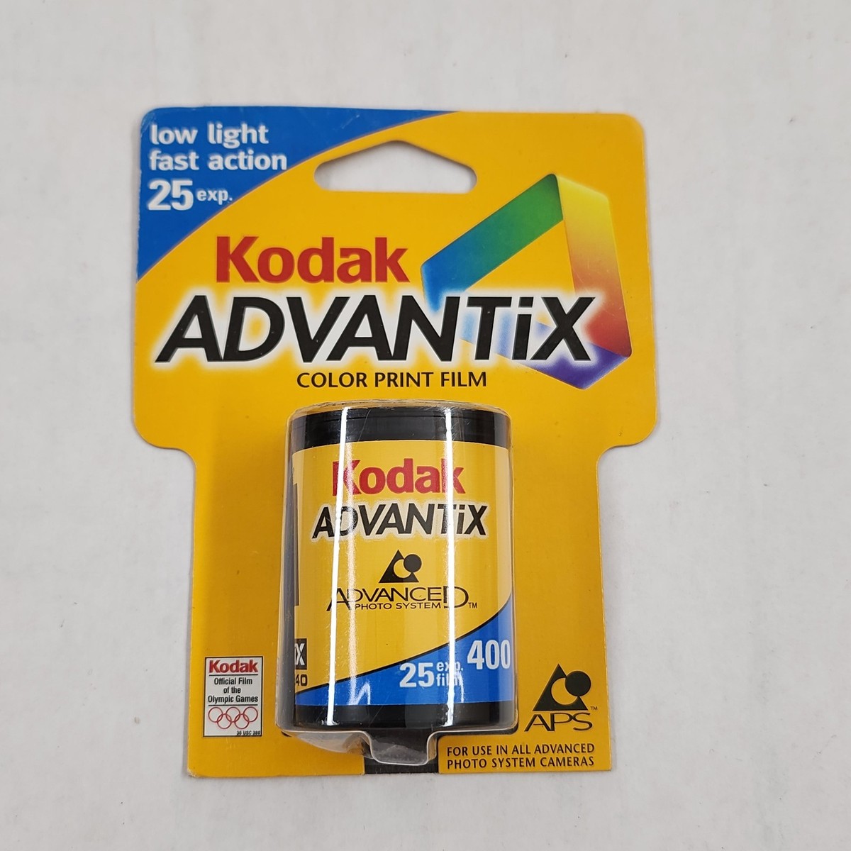 Advanced Photo Aps Film Cartridge Kodak Advantix 400 Color Print