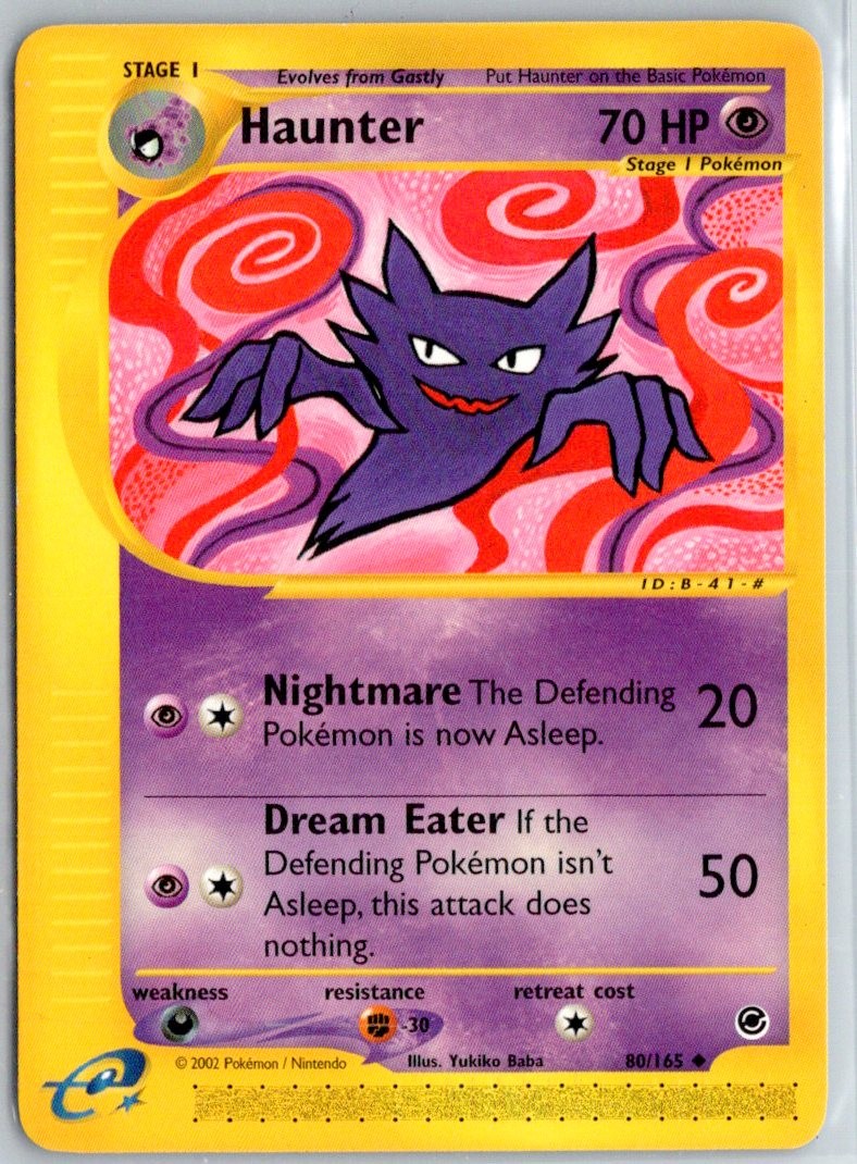 Haunter Uncommon Expedition 080/165 NM Pokemon TCG
