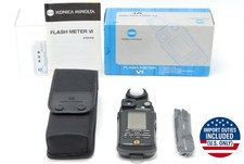   Unused in Box  Minolta Flash Meter VI Light Meter w/ Strap  Case From JAPAN