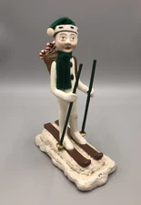 Allen Cunningham for Bethany Lowe Christmas Man Snowman Ski Skier Skiing Figure