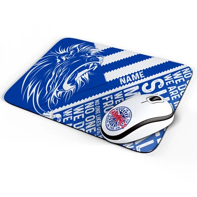 THEFANATICS Personalised Millwall Mouse Mat Retro Football Office Work Pad Dad Gift RFS36