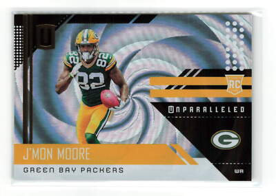 J'MON MOORE #275 /100 RC 2018 PANINI UNPARALLELED PACKERS