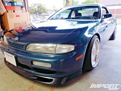 For Nissan 200SX S14 Greddy Style Front 94-96 Lip Splitter PU Plastic Drift