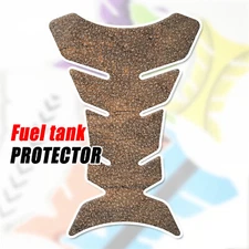 MC Motoparts Rustic Wood Fish Bone Gas Tank Pad Protector Cover Grip Removable