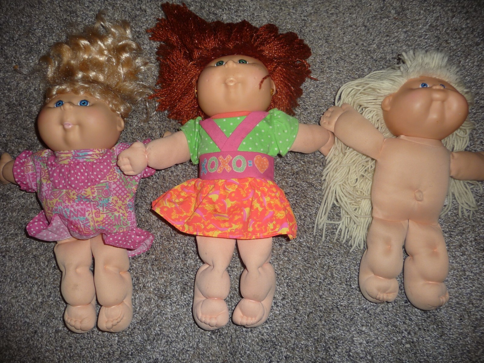 Vintage 1990's Cabbage Patch Kids Doll Lot! 1990! 1991! 1994! Hasbro Dolls!