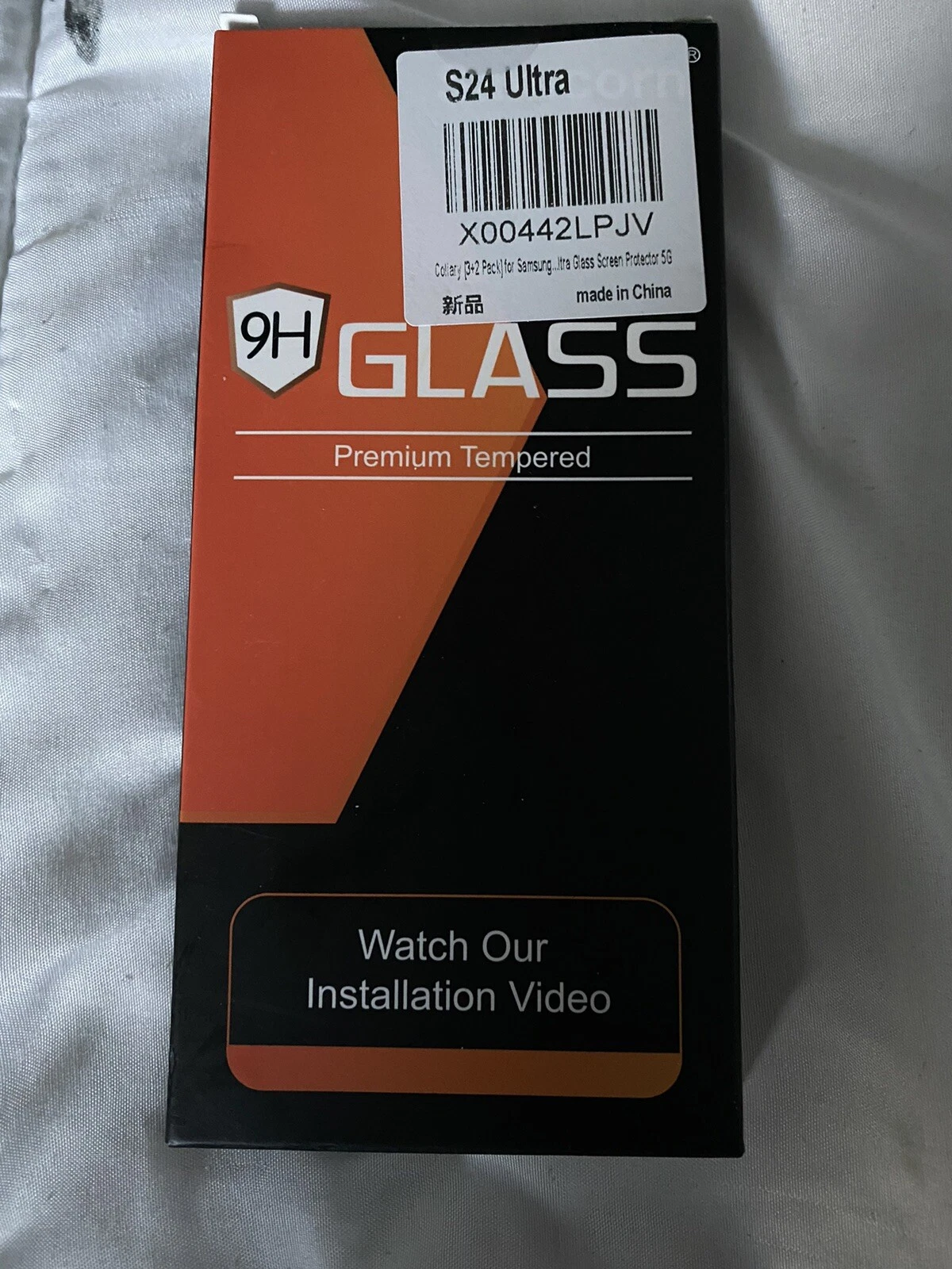 3 pack Samsung Galaxy s24 ultra tempered glass screen protector