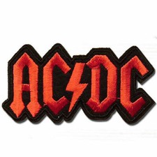 AC/DC Embroidered Sew Iron on Patch Badge Punk Rock Metal E 027