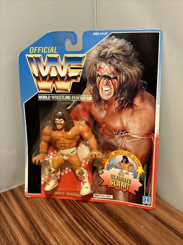 Hasbro WWF Ultimate Warrior Action Figure Wrestlin...