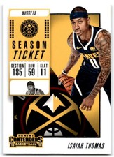 2018-19 PANINI CONTENDERS CONFERENCE FINALS TICKET ISAIAH THOMAS DENVER NUGGETS