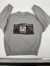 Abercrombie & Fitch RUN DMC Boombox Logo Oversized Pullover Sweatshirt XS