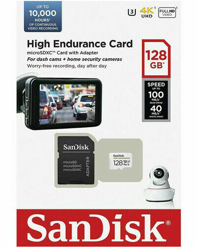 SanDisk High Endurance 32GB 64GB 128GB Micro SD Security Dash Cam Memory Card AU - Picture 5 of 12