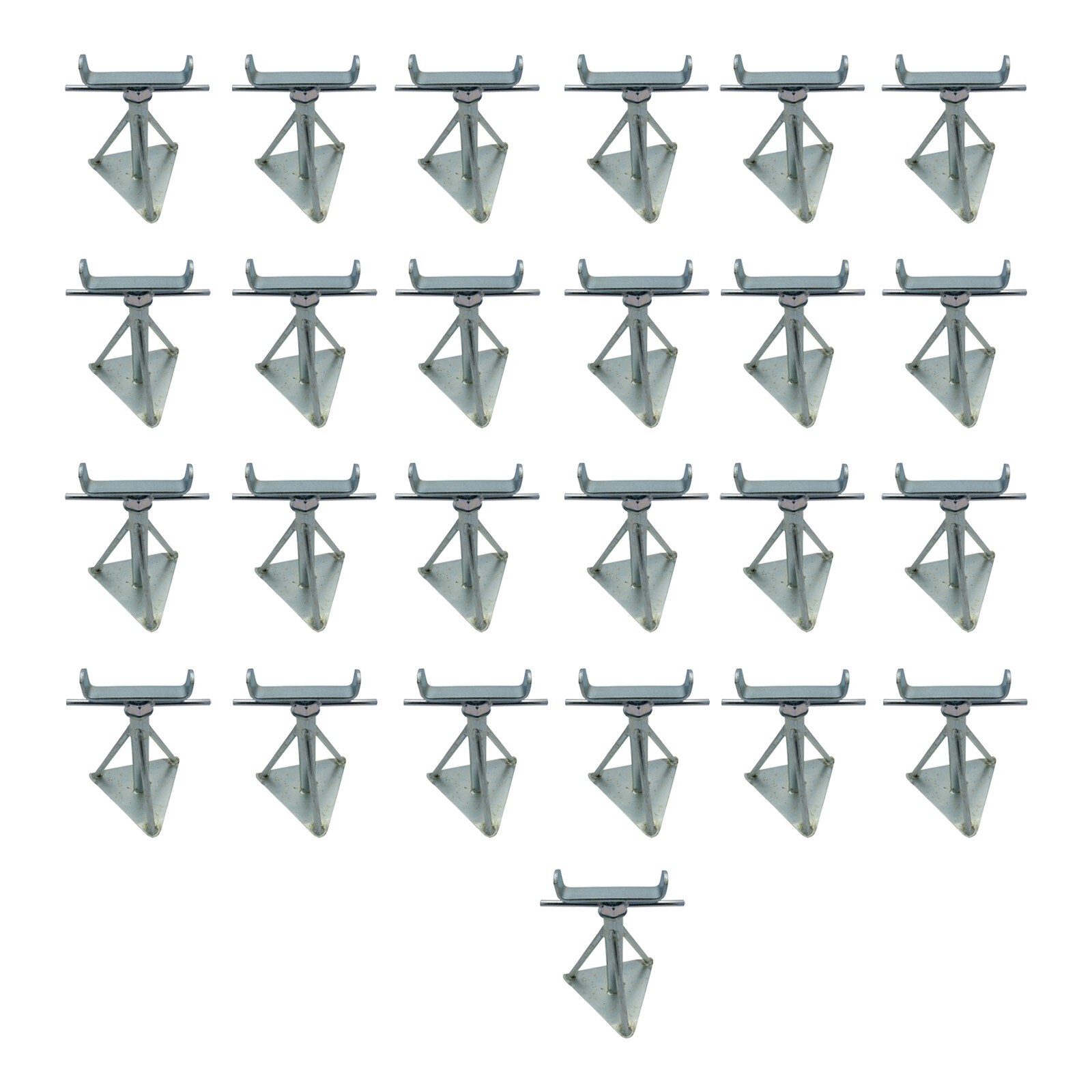 Static Caravan Axle Stands Medium X25 (Extra Wide Mobile Home Support 13"" - 18"")